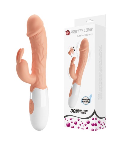 PRETTY LOVE - VIBRATEUR LAPIN DE PQUES AVEC STIMULATEUR