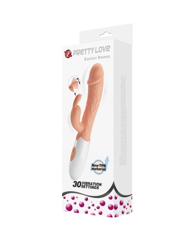 PRETTY LOVE - VIBRATEUR LAPIN DE PQUES AVEC STIMULATEUR