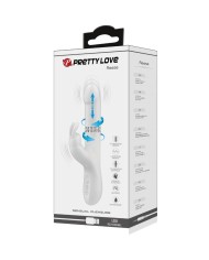PRETTY LOVE - VIBRATEUR REESE AVEC ROTATION ARGENTÉE