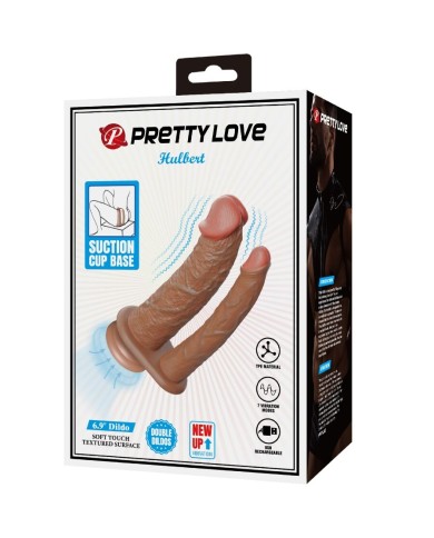 PRETTY LOVE - HULBERT DOUBLE GODE RÉALISTE AVEC VIBRATION MULATO