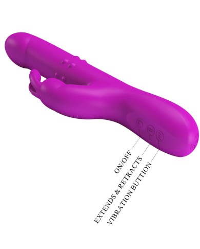 PRETTY LOVE - VIBRATEUR REESE AVEC ROTATION VIOLET
