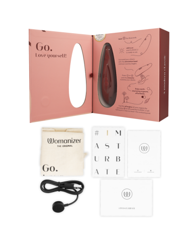 WOMANIZER - STIMULATEUR CLITORAL CLASSIC 2 BORDEAUX