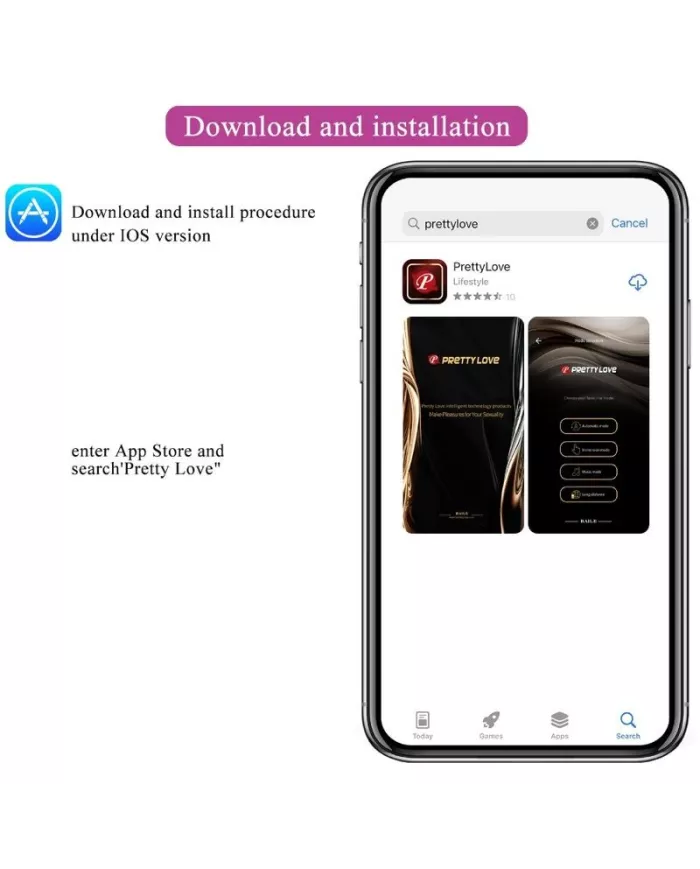 PRETTY LOVE - OEUF VIBRANT NYMPHE APP CONTRÔLÉ VIOLET