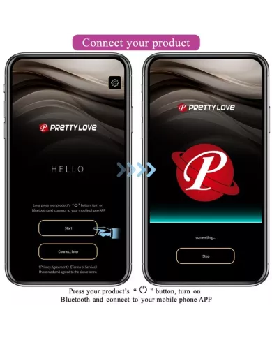 PRETTY LOVE - OEUF VIBRANT NYMPHE APP CONTRÔLÉ VIOLET