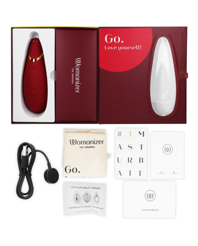 WOMANIZER - STIMULATEUR CLITORAL PREMIUM 2 BORDEAUX