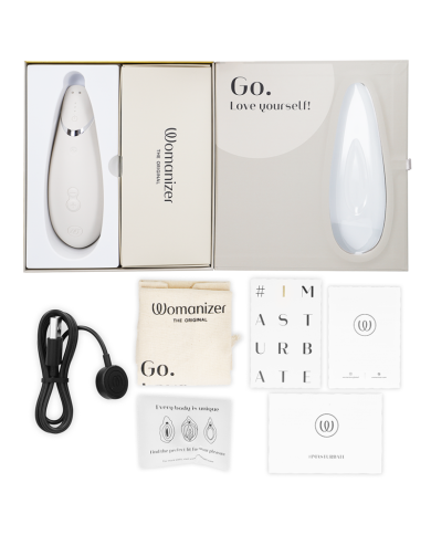WOMANIZER - STIMULATEUR CLITORAL PREMIUM 2 GRIS CHAUD