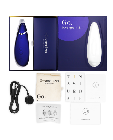 WOMANIZER - STIMULATEUR CLITORAL PREMIUM 2 BLUEBERRY