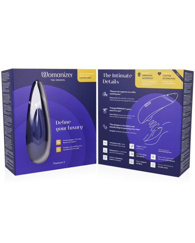 WOMANIZER - STIMULATEUR CLITORAL PREMIUM 2 BLUEBERRY