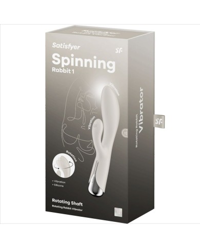 SATISFYER - SPINNING RABBIT 1 CLITORIS ET STIMULATION DU POINT G ROUGE