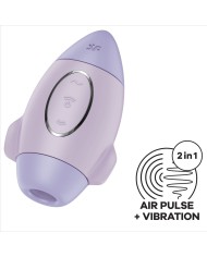 SATISFYER - MISSION CONTROL PETIT VIBRATEUR DOUBLE IMPULSION LILAS