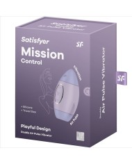 SATISFYER - MISSION CONTROL PETIT VIBRATEUR DOUBLE IMPULSION LILAS