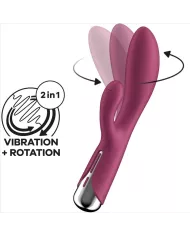 SATISFYER - SPINNING RABBIT 1 CLITORIS ET STIMULATION DU POINT G ROUGE SATISFYER - SPINNING RABBIT 1 CLITORIS ET STIMULATION DU POINT G ROUGE