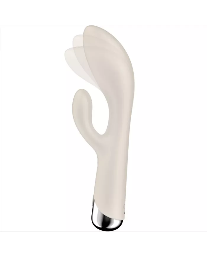 SATISFYER - SPINNING RABBIT 1 CLITORIS ET STIMULATION DU POINT G BEIGE