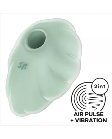 SATISFYER - VIBRATEUR CLOUD DANCER VERT AIR PULSE SATISFYER - VIBRATEUR CLOUD DANCER VERT AIR PULSE