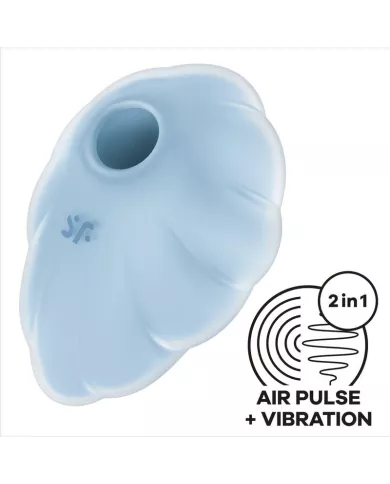 SATISFYER - VIBRATEUR CLOUD DANCER BLEU AIR PULSE SATISFYER - VIBRATEUR CLOUD DANCER BLEU AIR PULSE