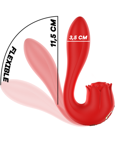 MIA - SELENA STIMULATEUR VIBRANT + TAPPING ROUGE
