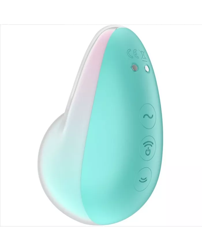 SATISFYER - STIMULATEUR PIXIE DUST BLEU AIR PLUSE