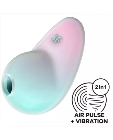 SATISFYER - STIMULATEUR PIXIE DUST BLEU AIR PLUSE SATISFYER - STIMULATEUR PIXIE DUST BLEU AIR PLUSE