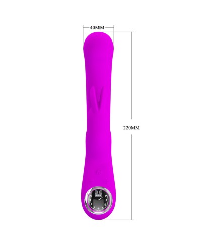 PRETTY LOVE - VIBRATEUR LAMAR LAPIN ET SPOT G VIOLET