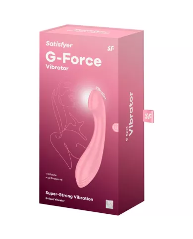 SATISFYER - STIMULATEUR VIBRATEUR G-FORCE G-SPOT ROSE