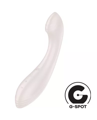 SATISFYER - STIMULATEUR VIBRATEUR G-FORCE G-SPOT BEIGE