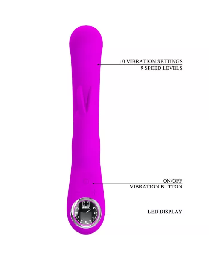 PRETTY LOVE - VIBRATEUR LAMAR LAPIN ET SPOT G VIOLET PRETTY LOVE - VIBRATEUR LAMAR LAPIN ET SPOT G VIOLET