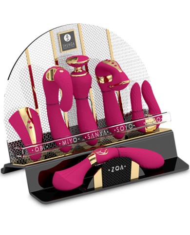 SHUNGA - PRÉSENTOIR 6 MASSEURS INTIMES FUCHSIA