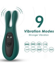 ARMONY - STIMULATEUR & VIBRATEUR LAPIN VERT