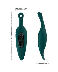 ARMONY - STIMULATEUR & VIBRATEUR VERT FEUILLE