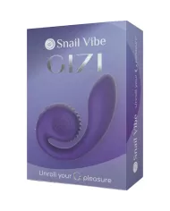 SNAIL VIBE - STIMULATEUR DOUBLE GIZI VIOLET SNAIL VIBE - STIMULATEUR DOUBLE GIZI VIOLET