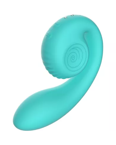 SNAIL VIBE - STIMULATEUR DOUBLE GIZI TURQUOISE SNAIL VIBE - STIMULATEUR DOUBLE GIZI TURQUOISE