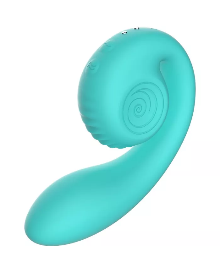 SNAIL VIBE - STIMULATEUR DOUBLE GIZI TURQUOISE SNAIL VIBE - STIMULATEUR DOUBLE GIZI TURQUOISE