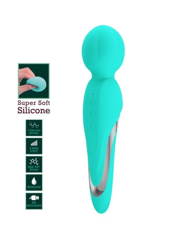 PRETTY LOVE - WALTER VIBRATEUR WAND AQUA VERT