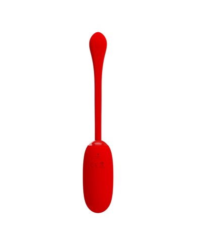 PRETTY LOVE - OEUF VIBRANT JULIUS IMPERMÉABLE-RECHARGEABLE ROUGE