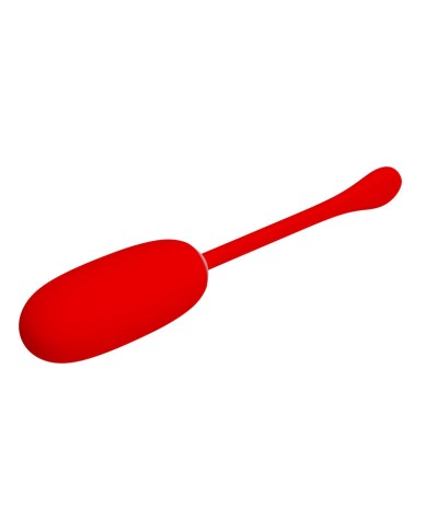 PRETTY LOVE - OEUF VIBRANT JULIUS IMPERMÉABLE-RECHARGEABLE ROUGE