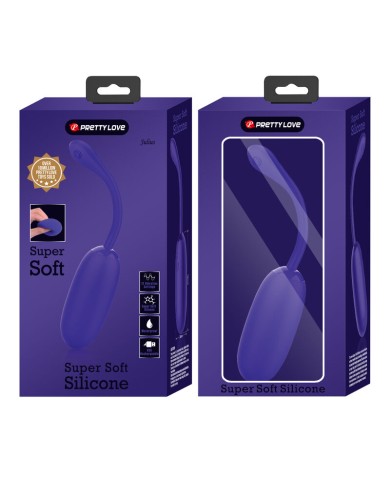 PRETTY LOVE - OEUF VIBRANT JULIUS IMPERMÉABLE-RECHARGEABLE VIOLET