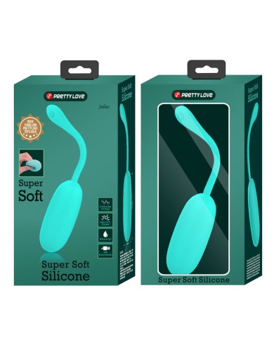 PRETTY LOVE - JULIUS OEUF VIBRANT IMPERMÉABLE-RECHARGEABLE AQUA VERT