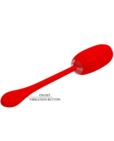 PRETTY LOVE - OEUF VIBRANT RECHARGEABLE KIRK ROUGE