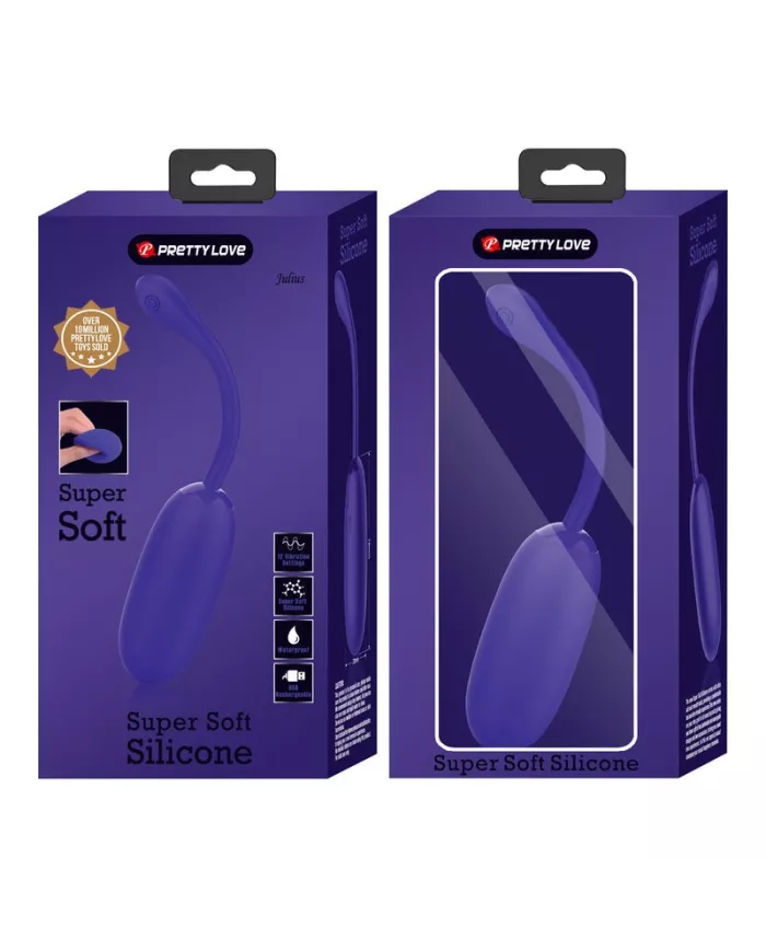 PRETTY LOVE - OEUF VIBRANT JULIUS IMPERMÉABLE-RECHARGEABLE VIOLET PRETTY LOVE - OEUF VIBRANT JULIUS IMPERMÉABLE-RECHARGEABLE VIOLET
