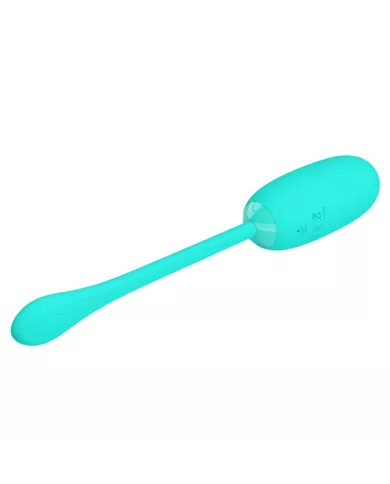 PRETTY LOVE - JULIUS OEUF VIBRANT IMPERMÉABLE-RECHARGEABLE AQUA VERT