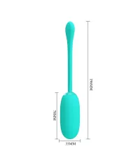 PRETTY LOVE - JULIUS OEUF VIBRANT IMPERMÉABLE-RECHARGEABLE AQUA VERT PRETTY LOVE - JULIUS OEUF VIBRANT IMPERMÉABLE-RECHARGEABLE AQUA VERT