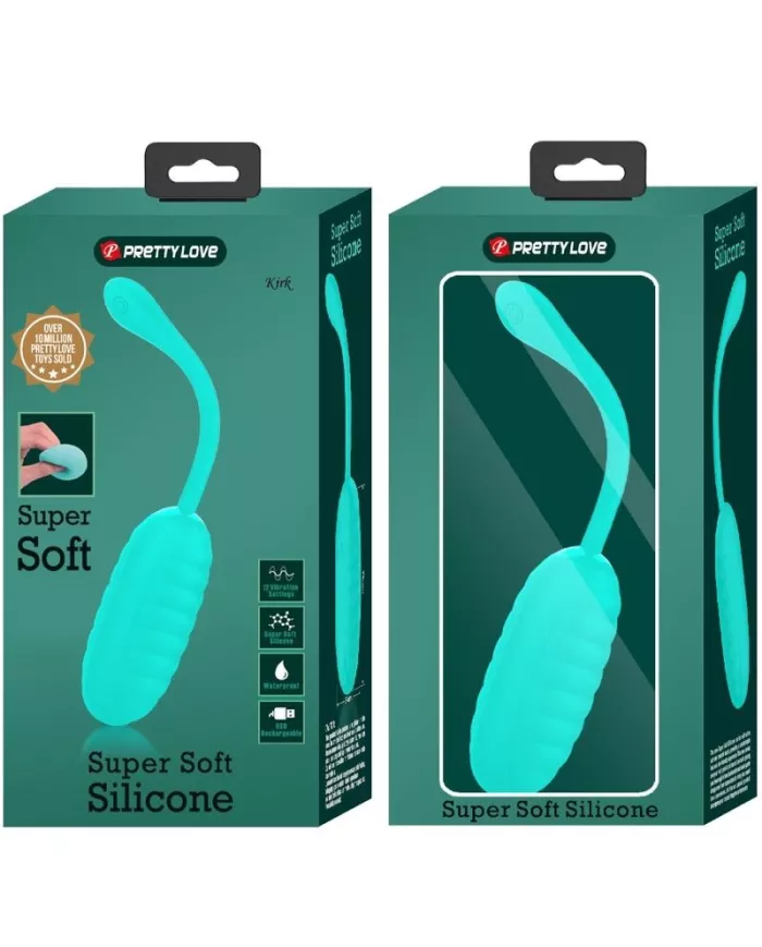 PRETTY LOVE - OEUF VIBRANT RECHARGEABLE KIRK AQUA VERT