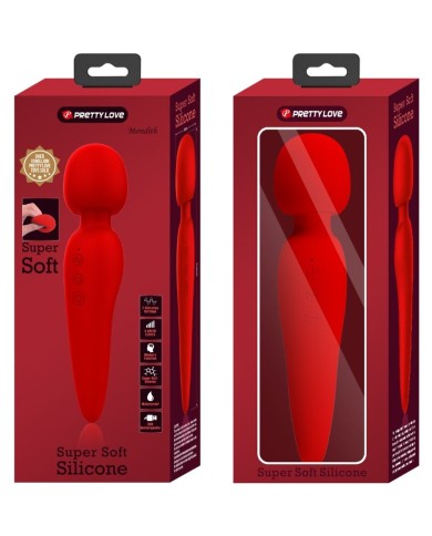 PRETTY LOVE - MASSEUR MEREDITH 12 MODES DE VIBRATION ROUGE