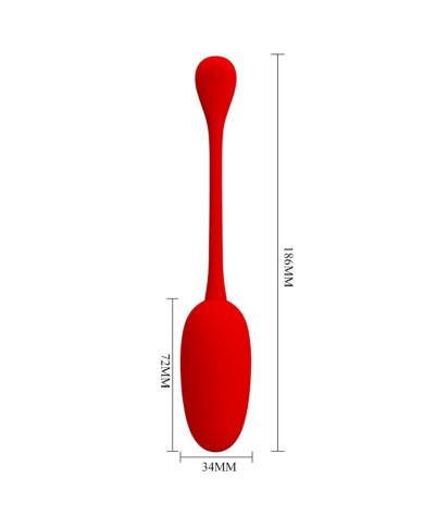 PRETTY LOVE - OEUF VIBRANT RECHARGEABLE KNUCKER ROUGE
