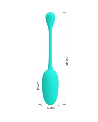 PRETTY LOVE - OEUF VIBRANT RECHARGEABLE KNUCKER VERT DEAU