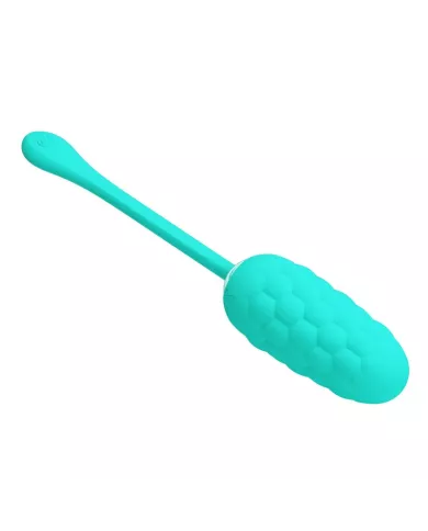 PRETTY LOVE - OEUF VIBRANT  TEXTURE MARINE RECHARGEABLE AQUA GREEN