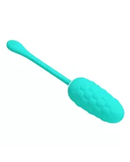 PRETTY LOVE - OEUF VIBRANT  TEXTURE MARINE RECHARGEABLE AQUA GREEN