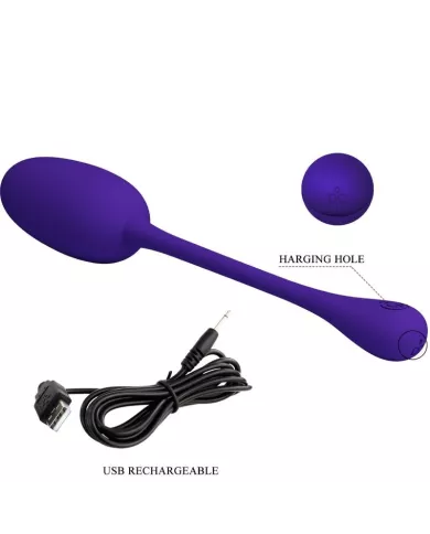 PRETTY LOVE - OEUF VIBRANT RECHARGEABLE KNUCKER VIOLET