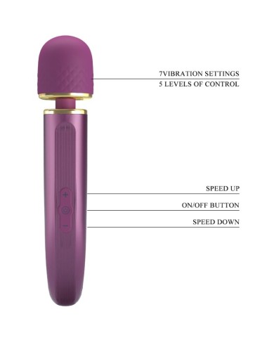 PRETTY LOVE - MASSEUR 7 MODES DE VIBRATION VIOLET