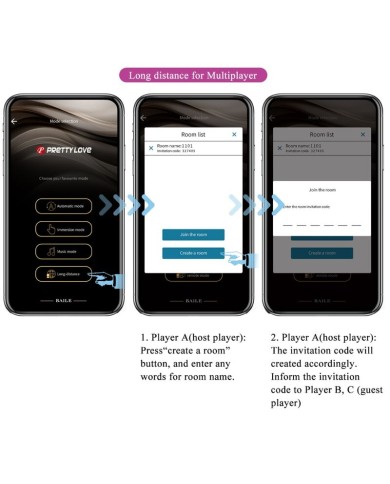 PRETTY LOVE - TÉLÉCOMMANDE JAYLEEN VIBRATOR APP VIOLET